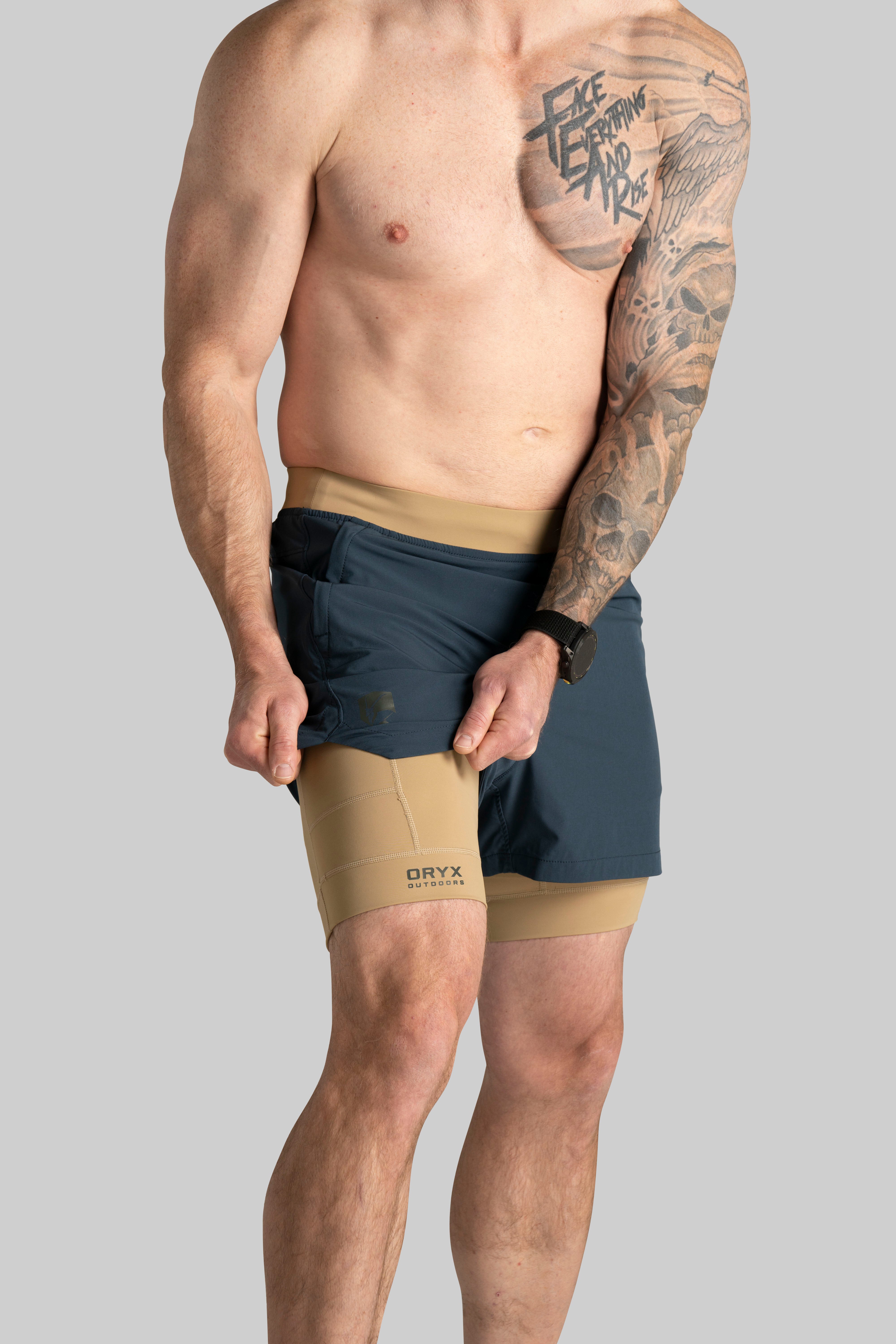 The Threshold - 5" Training Short with Compression (Final Sale)