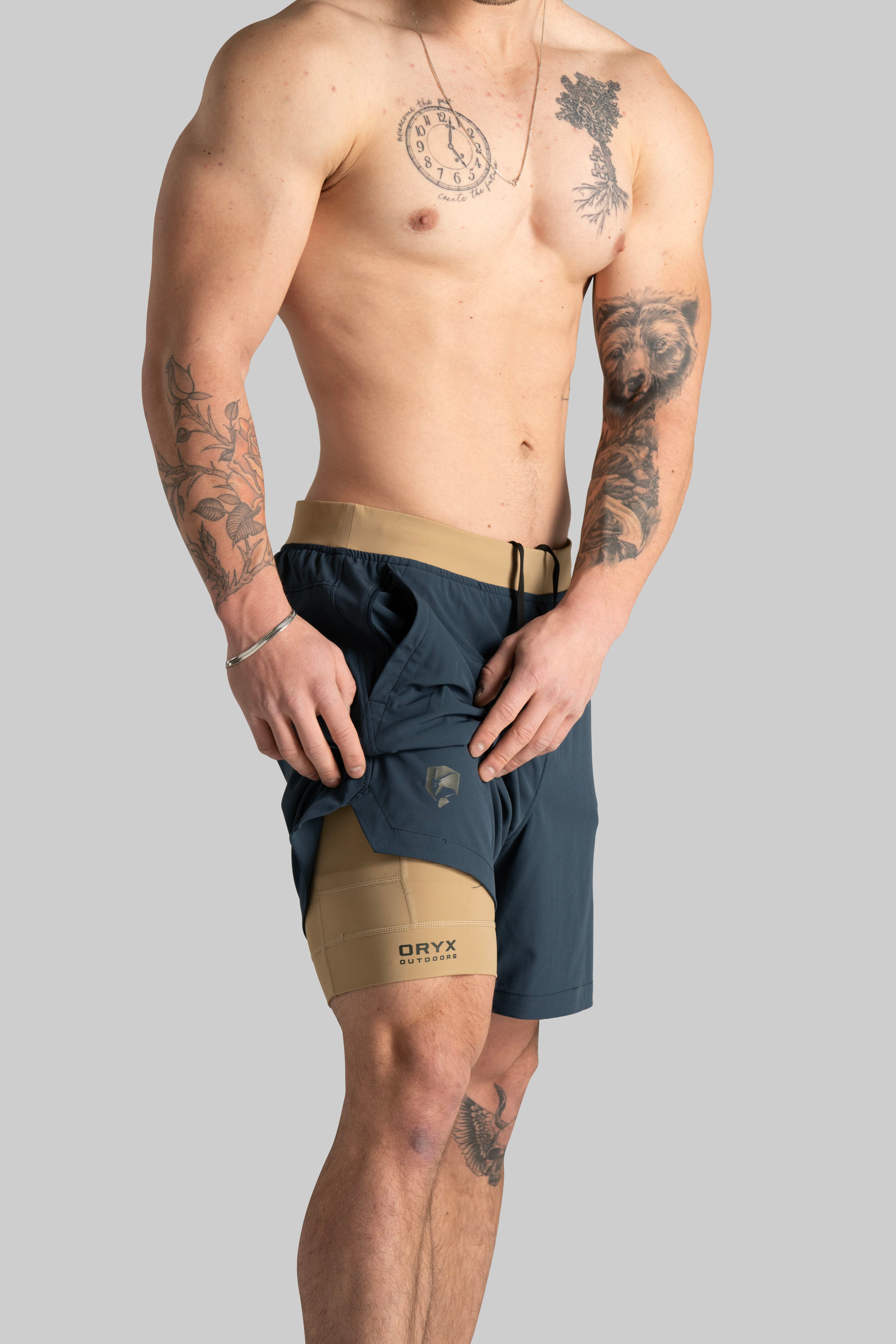 The Threshold - 7" Training Short with Compression